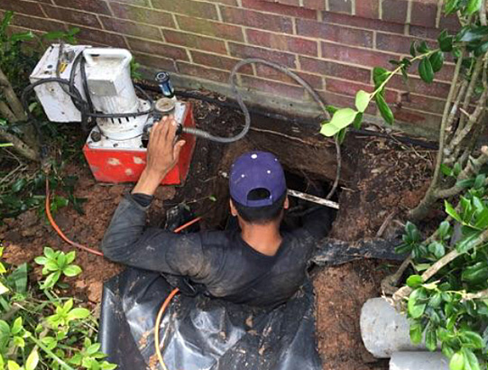 concrete slab foundation repair